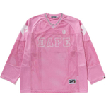 A Bathing Ape Line Camo Multilogo Relaxed Fit Football Jersey розовый