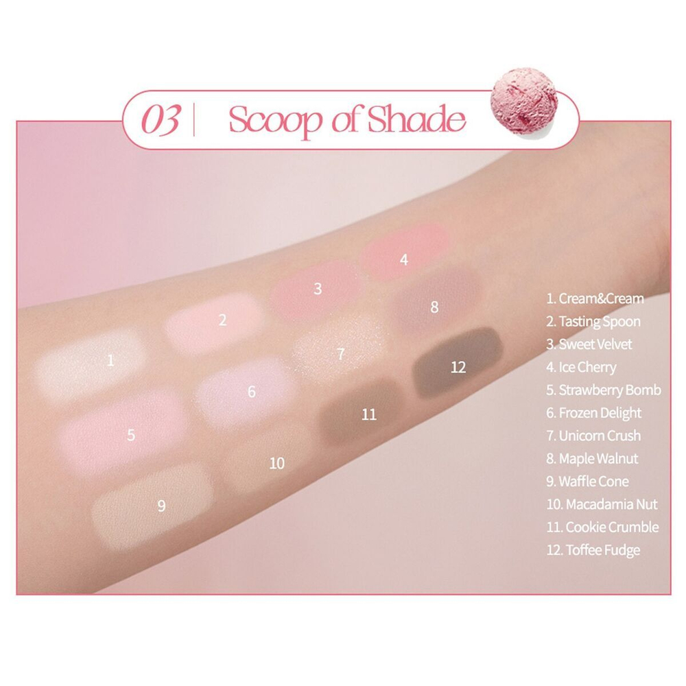 CLIO Shade & Shadow Palette 03 Scoop Of Shade