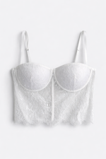 Топ с кружевом