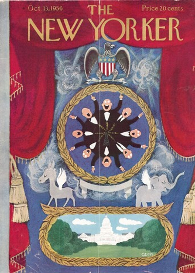 Журнал The New Yorker 13-10-1956, обложка