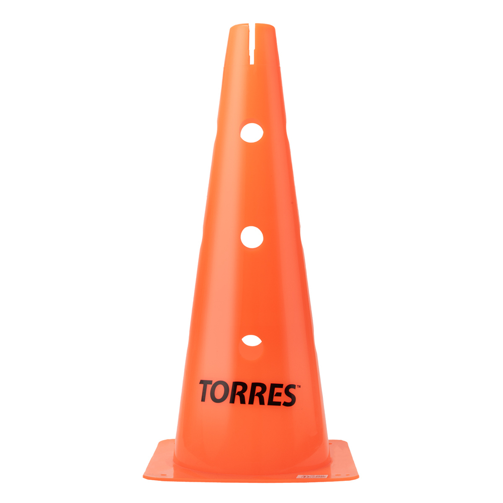 Конус тренировочный TORRES TR1011 с отверстиями, высота 46 см