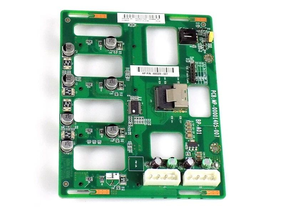 Бэкплэйн HP SAS/SATA HP 4xSAS/SATA 3,5" 466509-001