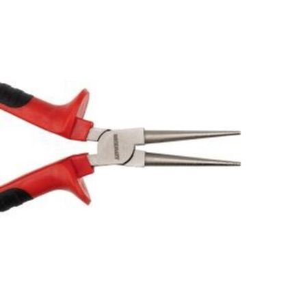 Круглогубцы REXANT 160 мм никелированные, двухкомпонентные рукоятки