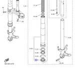 Пыльник пера вилки Yamaha 4TX2314401
