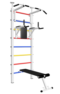 Шведская стенка Sv Sport враспор (Турник стандарт/Брусья/Скамья)