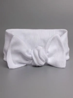 Повязка на голову для девочки солоха белая