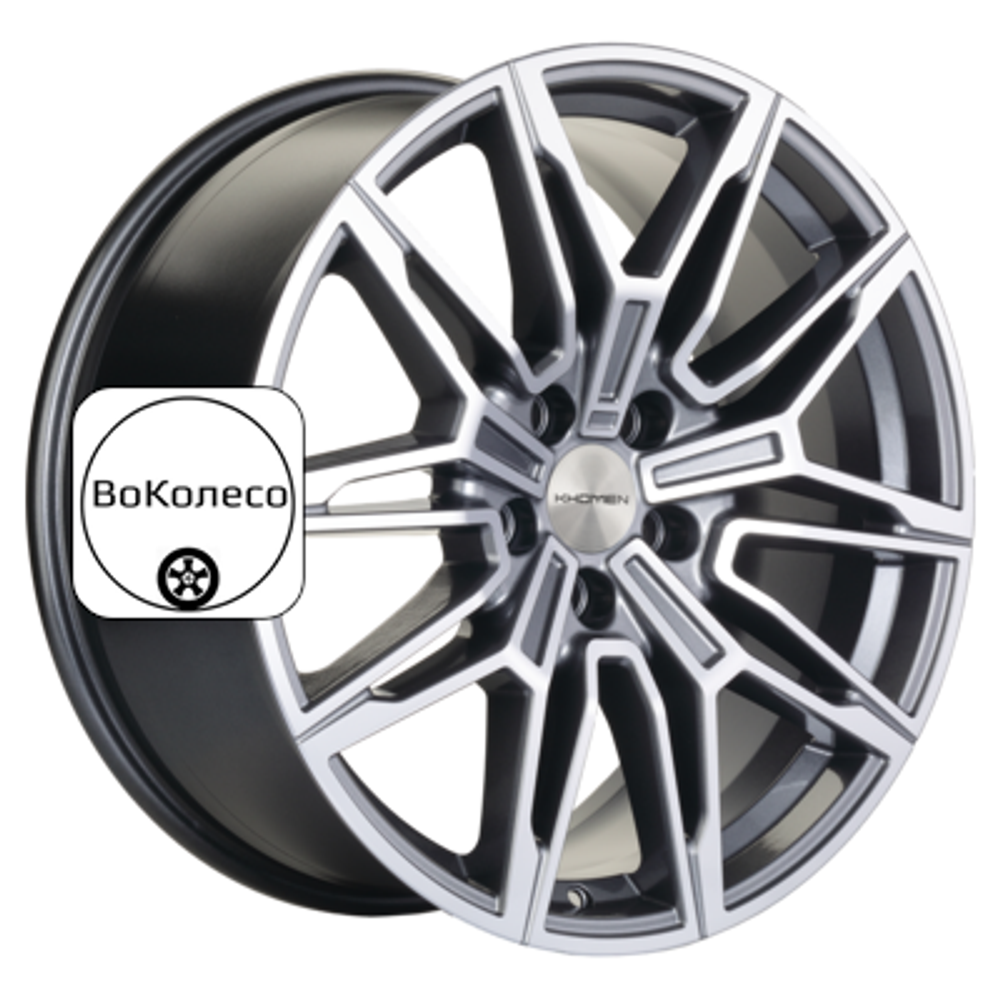 9,5x19/5x112 ET40 D66,6 KHW1904 (C/E/S class) Gray-FP Khomen Wheels