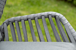 "Капри" подвесное кресло из искусственного ротанга, цвет серый