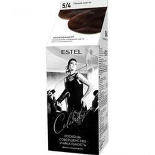 Estel Celebrity Краска-уход для волос 5/4 темный каштан