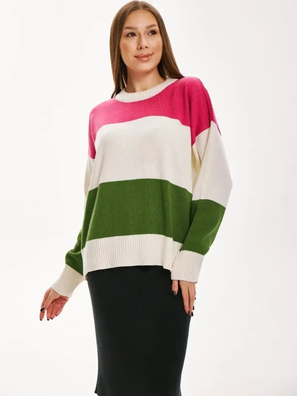 Джемпер в полоску