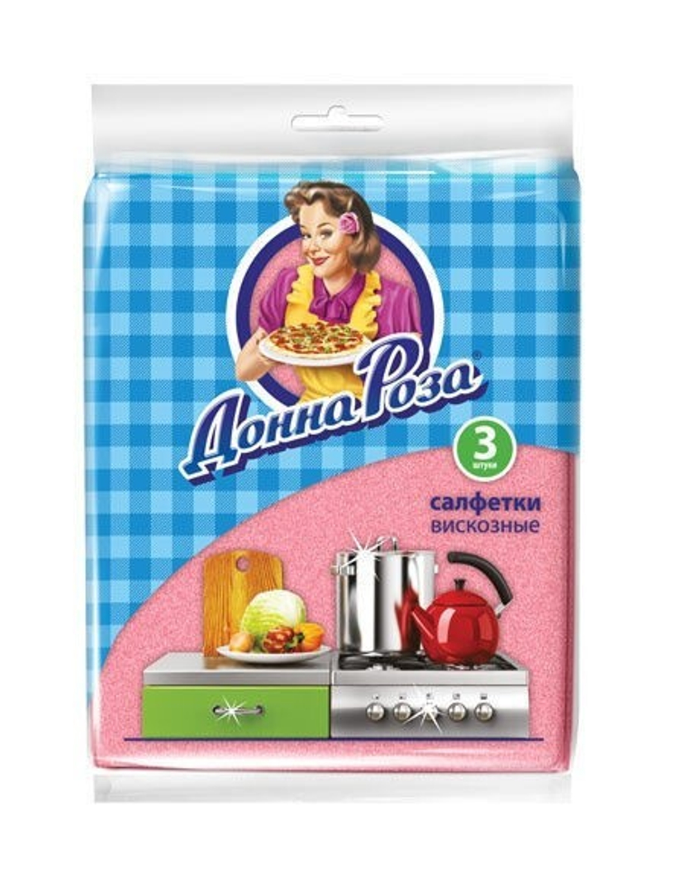 Салфетки хозяйственные Донна Роза