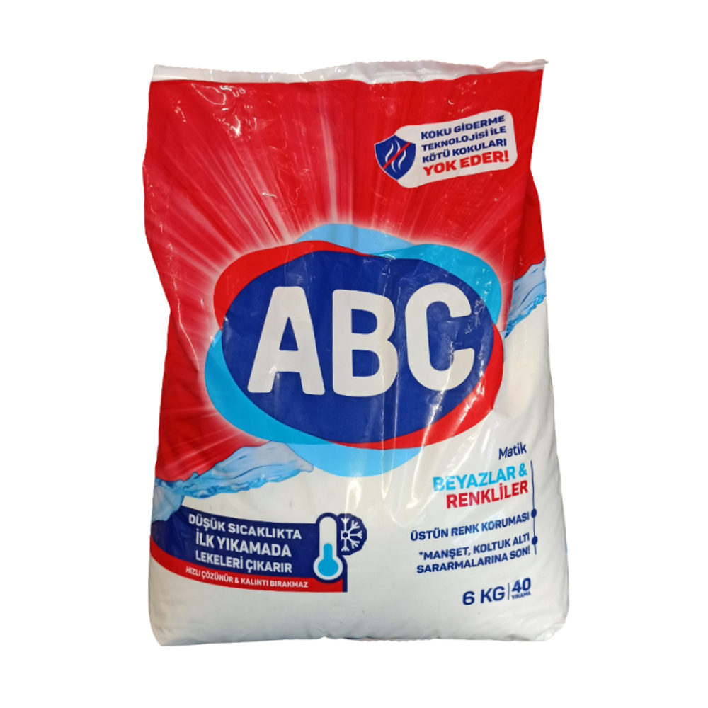 Порошок "ABC" 6кг Роза