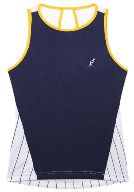 Топ теннисный Australian Ace Vest With Print W - blu cosmo