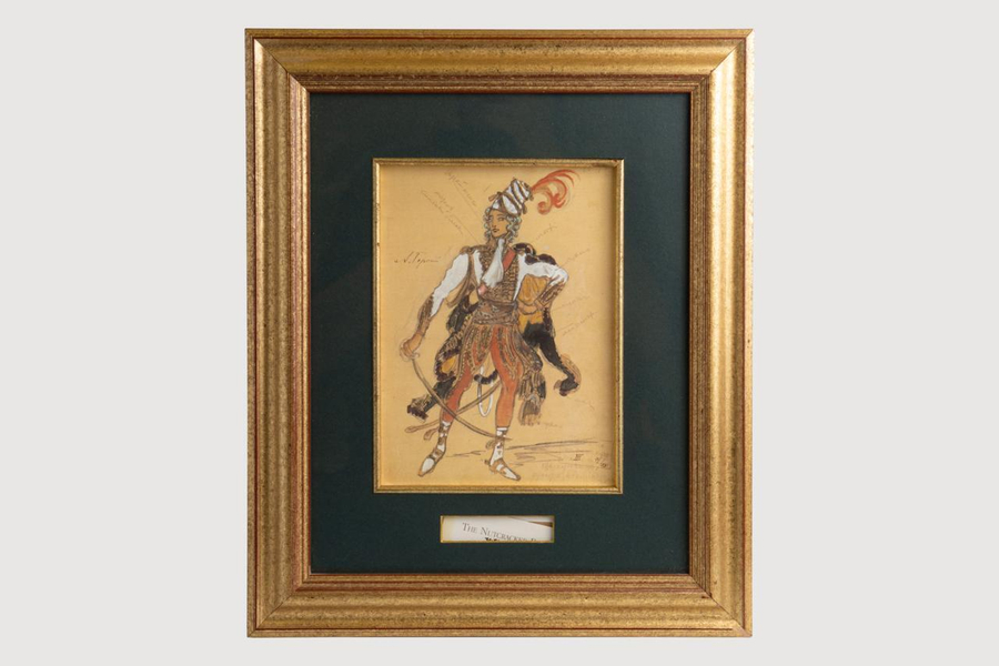 Лимитированная копия эскиза Василия Дьячкова «Щелкунчик, принц» из балета «Щелкунчик» 1919 года»