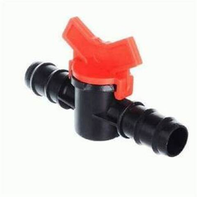 Кран проходной д/шланга, d20x20мм, пластик