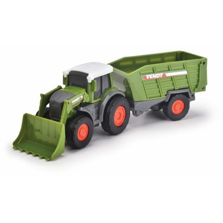 Dickie Farm - Сельскохозяйственная техника Трактор с экскаватором + прицеп для сена 3732002 C