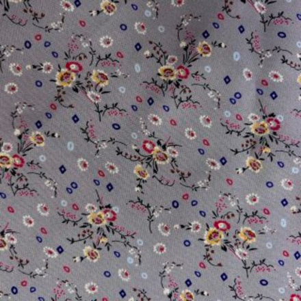 Плательная Вискоза Штапель в мелкий цветочек