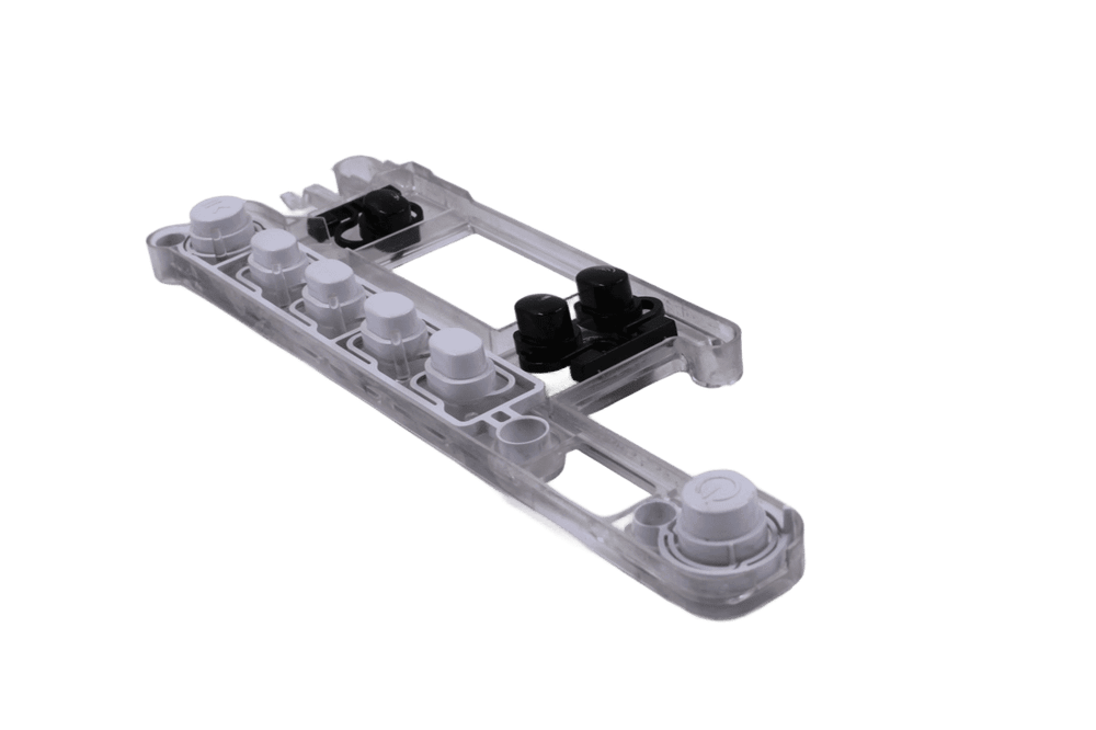 Панель крепления индикации 250005873 стиральной машины Indesit в сборе с кнопками