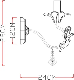 Бра Arte Lamp ANGELINA