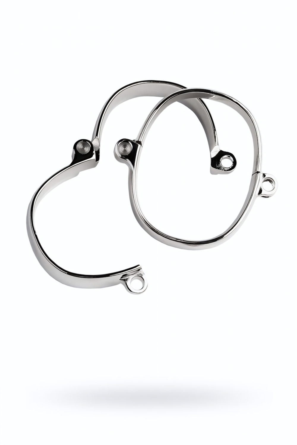 Наручники Toyfa Metal серебристые 11 см