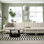 4-местный диван с шезлонгом - IKEA LANDSKRONA, 78x320см, бежевый, ЛАНДСКРУНА ИКЕА