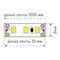 Светодиодная лента SWG 9,6W/m 120LED/m 2835SMD теплый белый 5M 001684