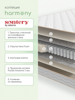 Матрас 200х90х23 Harmony Energy, среднежесткий