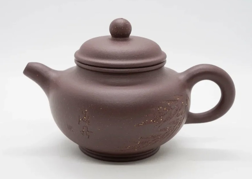 259030 Чайник ИСИН "ДУО ЧЖИ" (Просто собранный) 230мл, глина, коричневый