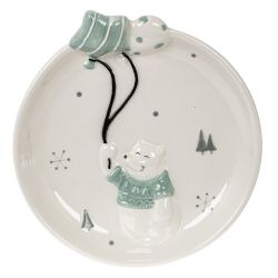 GAEM Тарелка "Белый медведь", L18 W17 H3 см