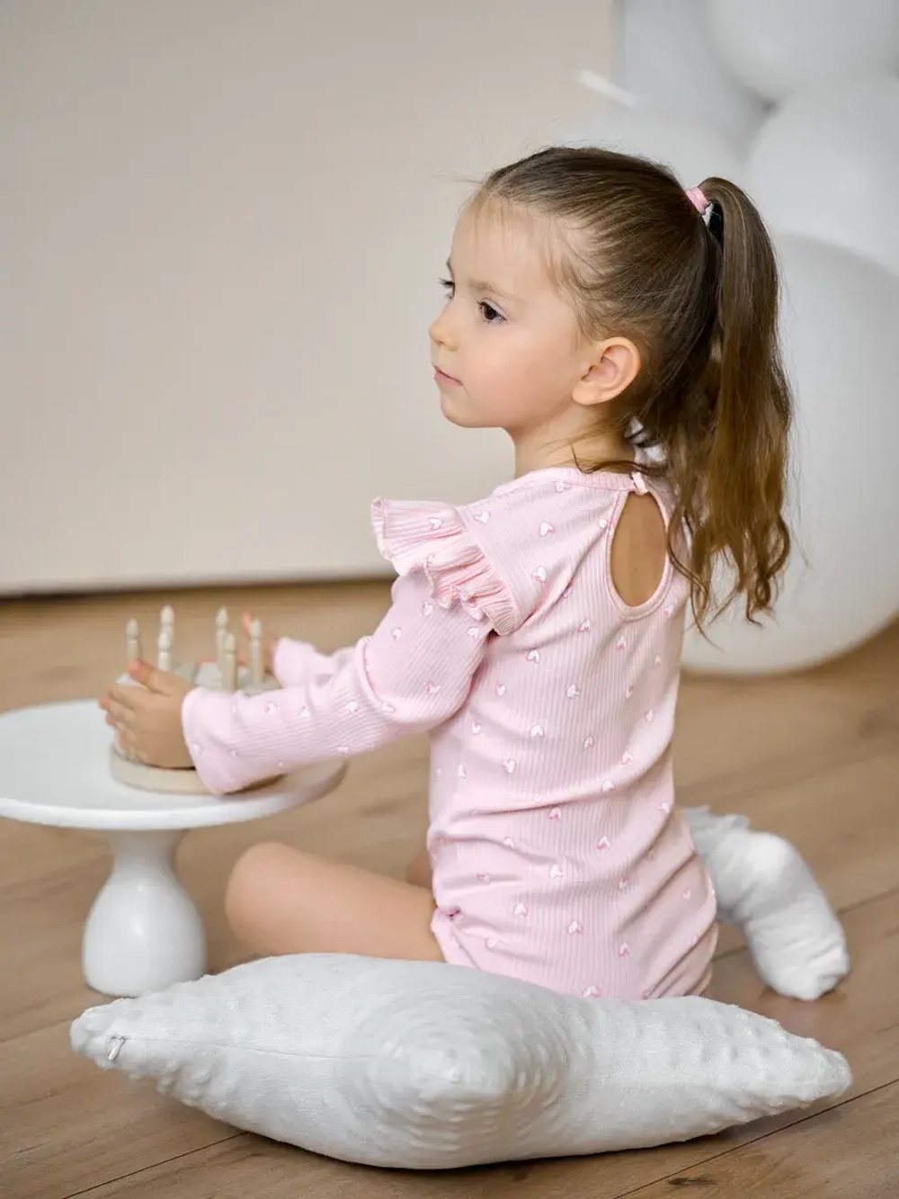 Боди с длинным рукавом