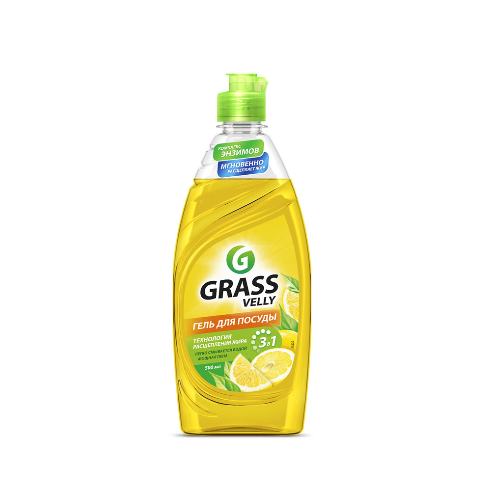Grass Velly Soft для посуды 500мл Лимон