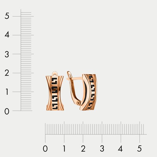 Серьги золотые