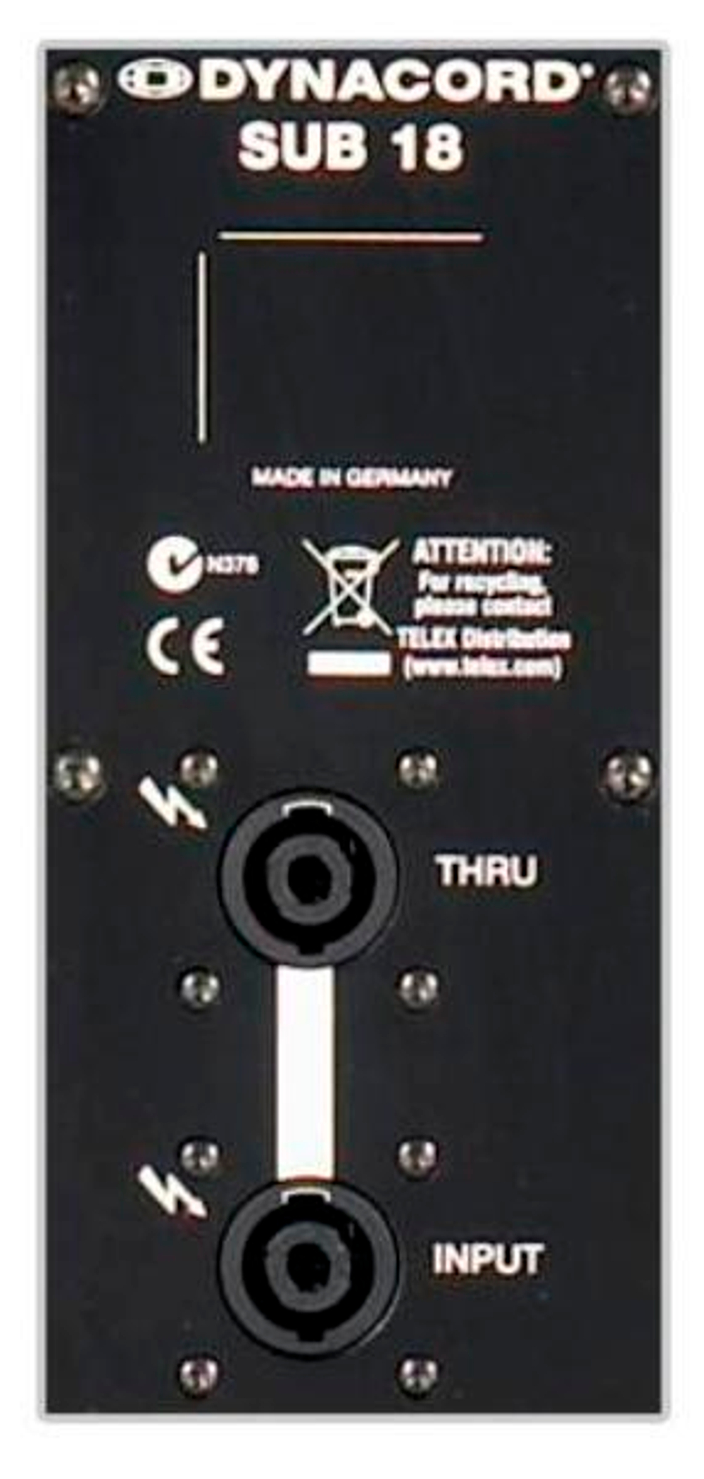 Dynacord Sub 18 пассивный сабвуфер 18', 700 Вт RMS, 8 Ом