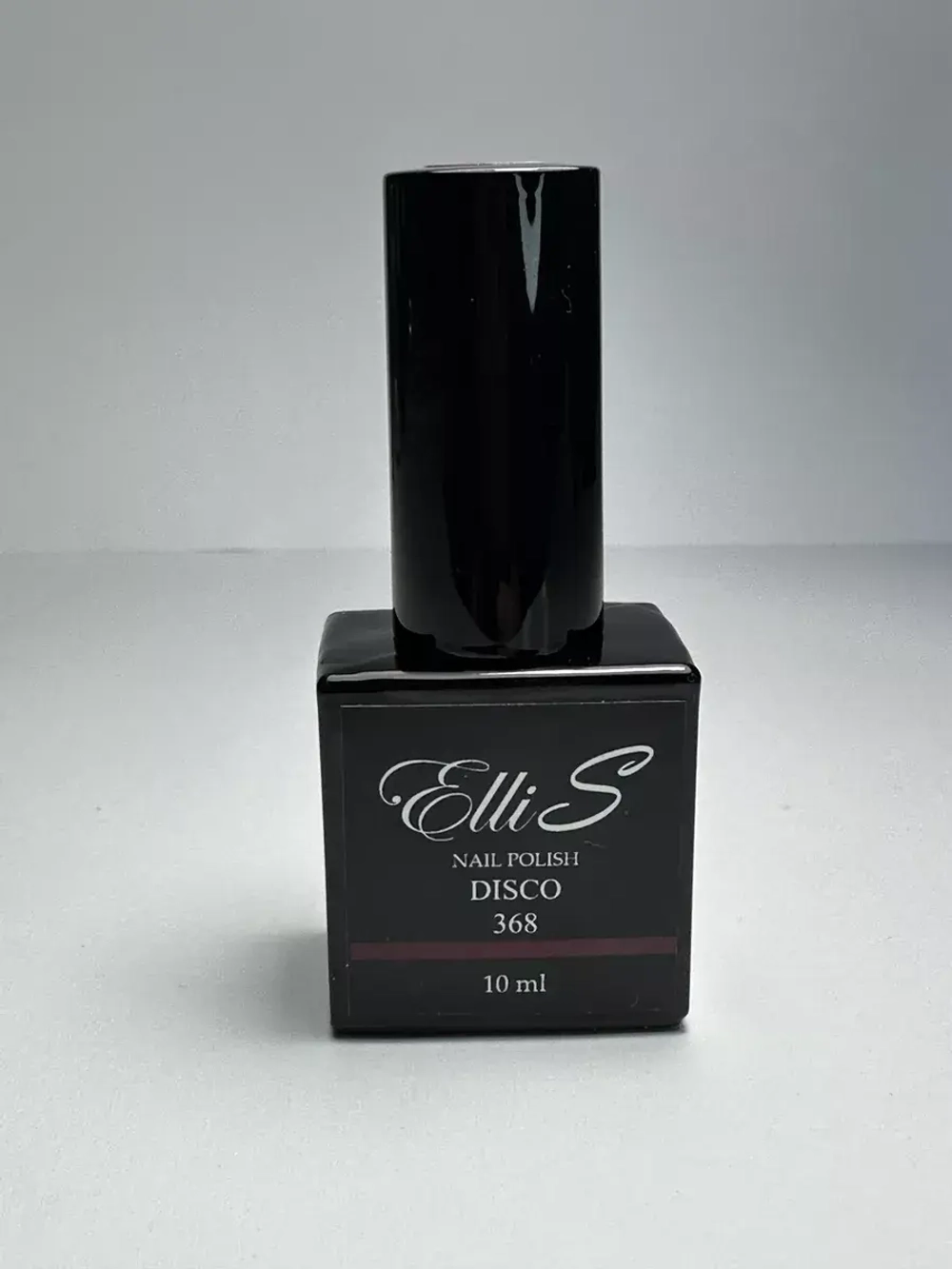 Гель лак светоотражающий с блестками     ElliS 368 розовый