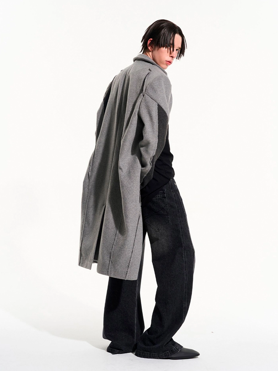 Пальто BLIND "Raw Edges" Wool Coat