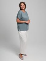 Блузка Летний драйв-4 Виотекс СЕРЫЙ