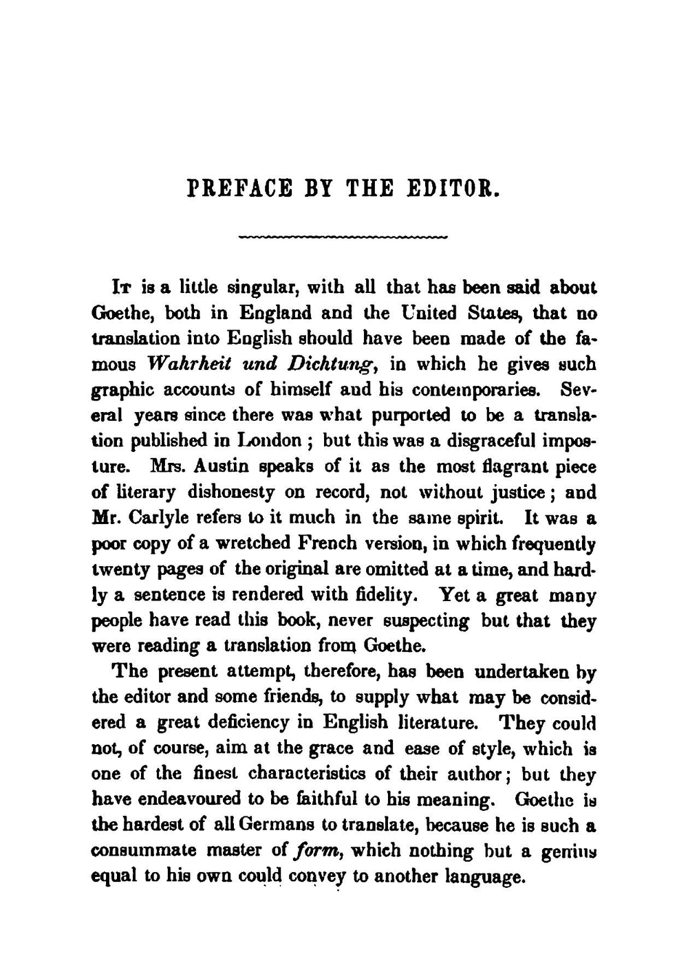The auto-biography of Goethe. Truth and poetry: from my own life | Johann Wolfgang von Goethe