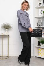 Блуза Дыхание осени (серая) Б14186-5М LT Collection