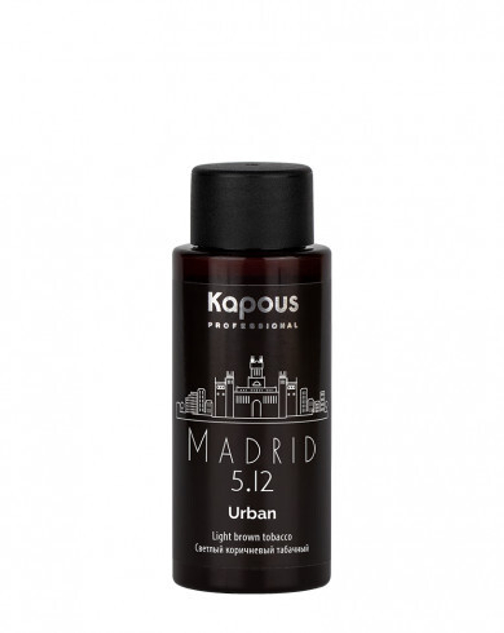 Kapous Professional  Краситель для волос, полуперманентный, жидкий Urban, 5.12, 60мл