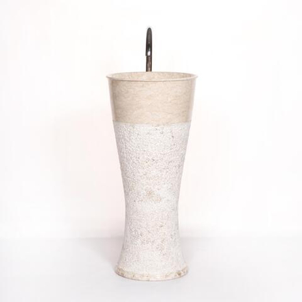 Раковина напольная из мрамора Pedestal MN-63219 40*40*90