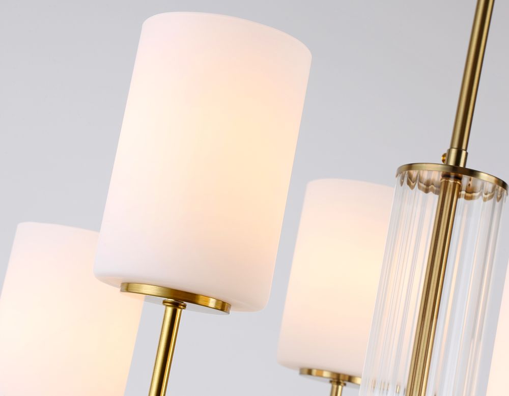 Ambrella Люстра со стеклянными плафонами на штанге Modern LH56215