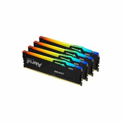 Оперативная память KINGSTON FURY Beast DDR5 128GB 5200MHz CL40 UDIMM KF552C40BBAK4-128
