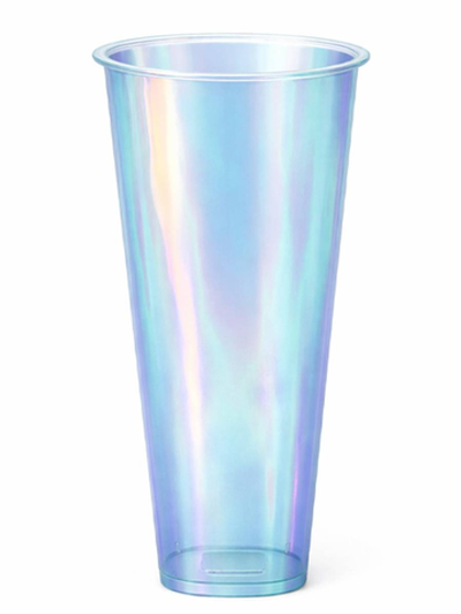 Стакан ПЕРЛАМУТРОВЫЙ с квадратным дном 650 мл Bubble Cup (10/240шт)