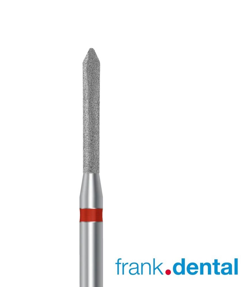 Бор алмазный красный Frank Dental типа FG - D.886.012.F.FG