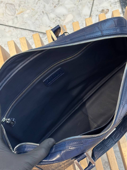 Портфель из кожи крокодила Zilli