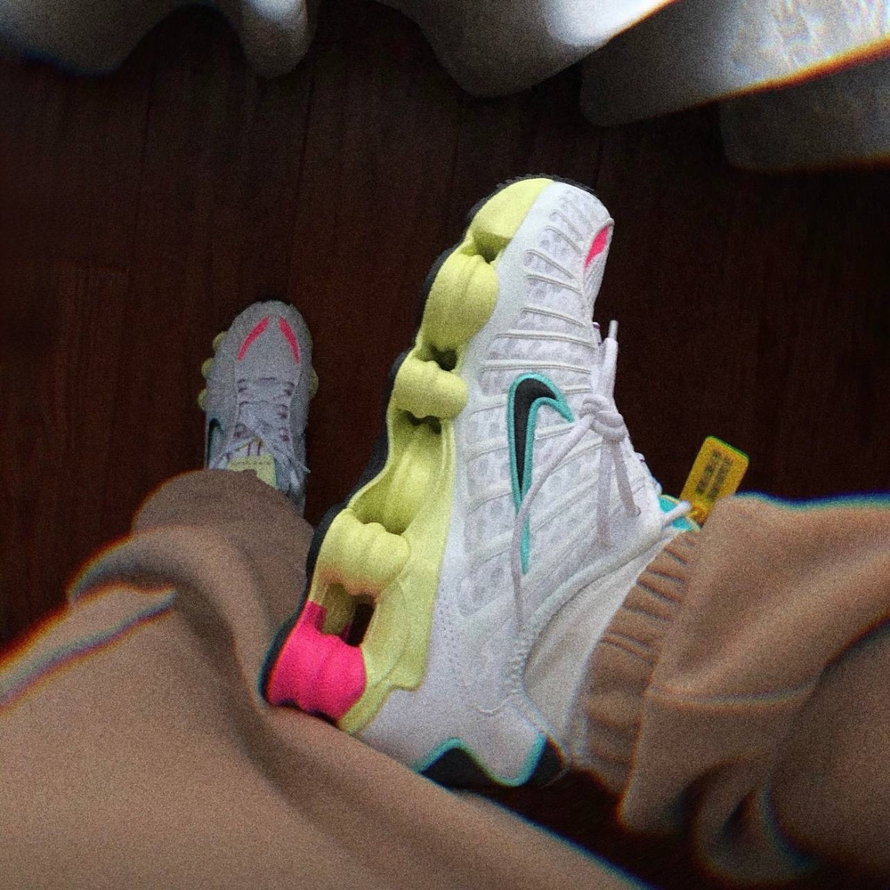 Nike Shox TL White Multi Color