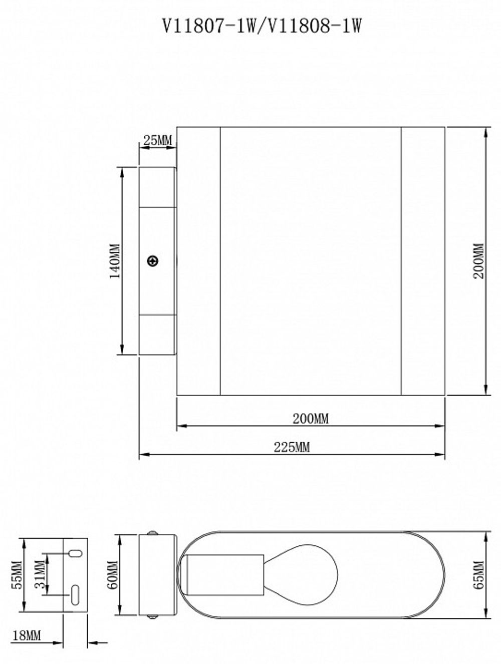 Бра Moderli Metalicana V11807-1W