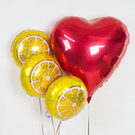 Шар (18"/46 см) Круг, Апельсин, Оранжевый