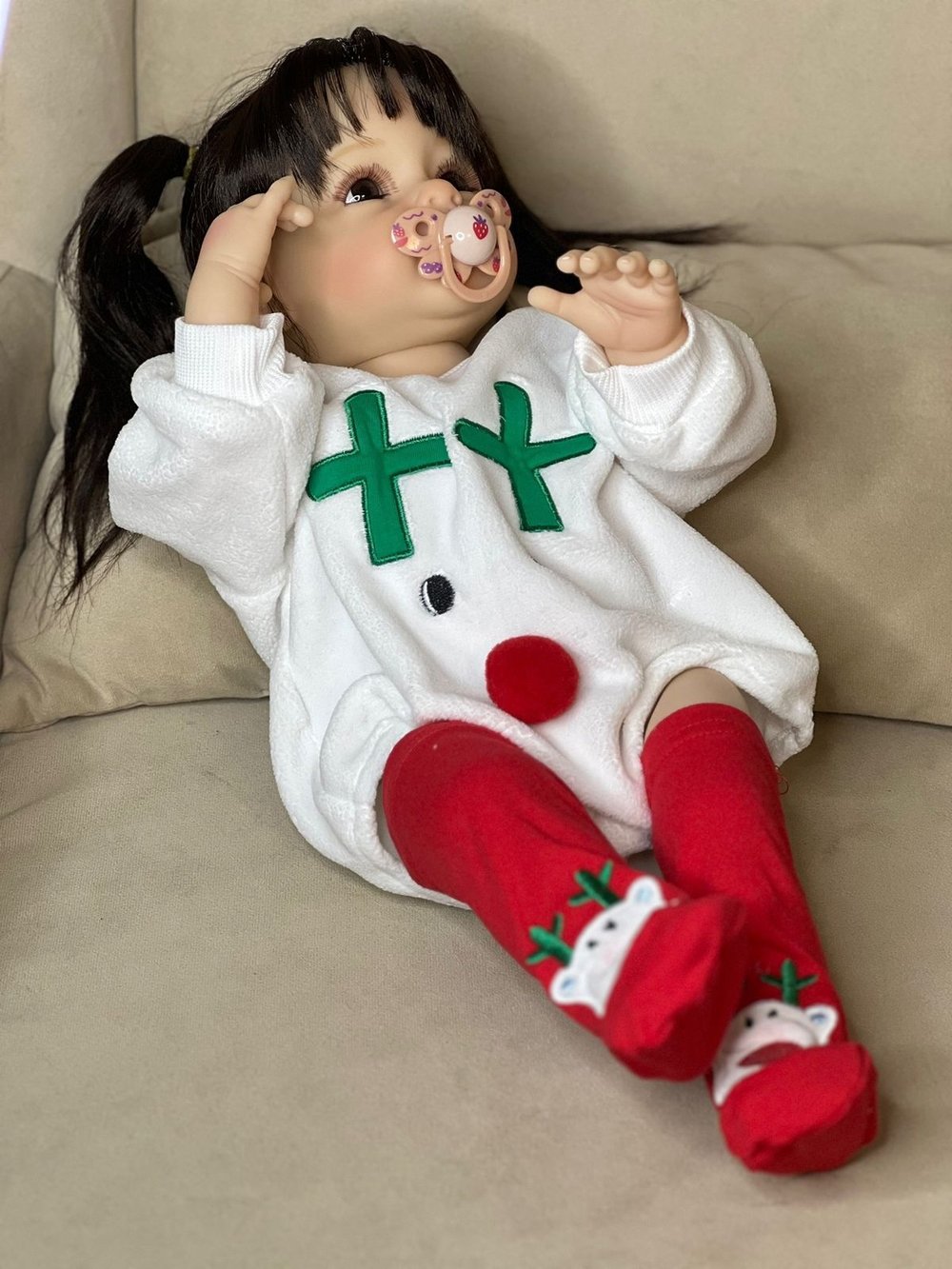 Кукла Реборн виниловая 55см в пакете (FA-310)