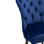 Стул деревянный Woodville Милано 1 синий, венге, ножки венге